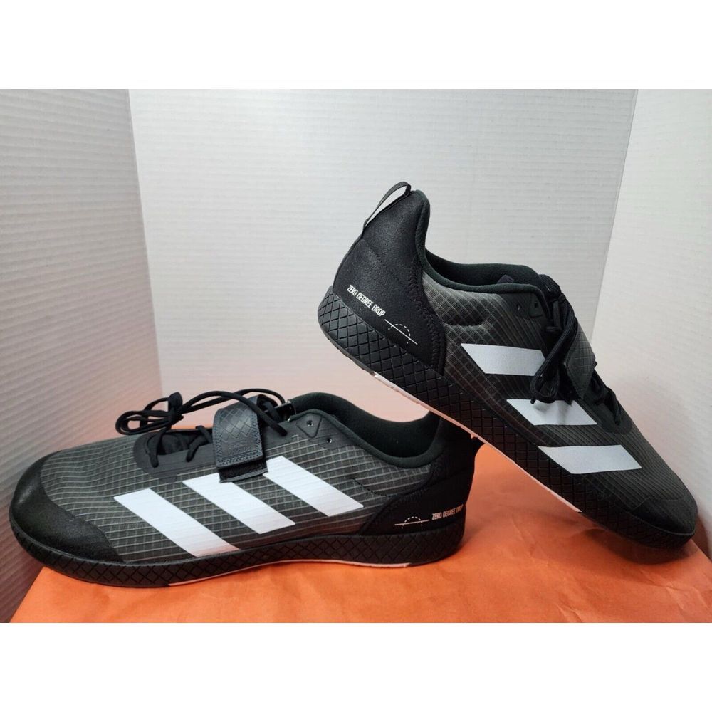 Adidas Men's 16 The Total Shoes Weightlifting/Training in Core Black/Cloud White